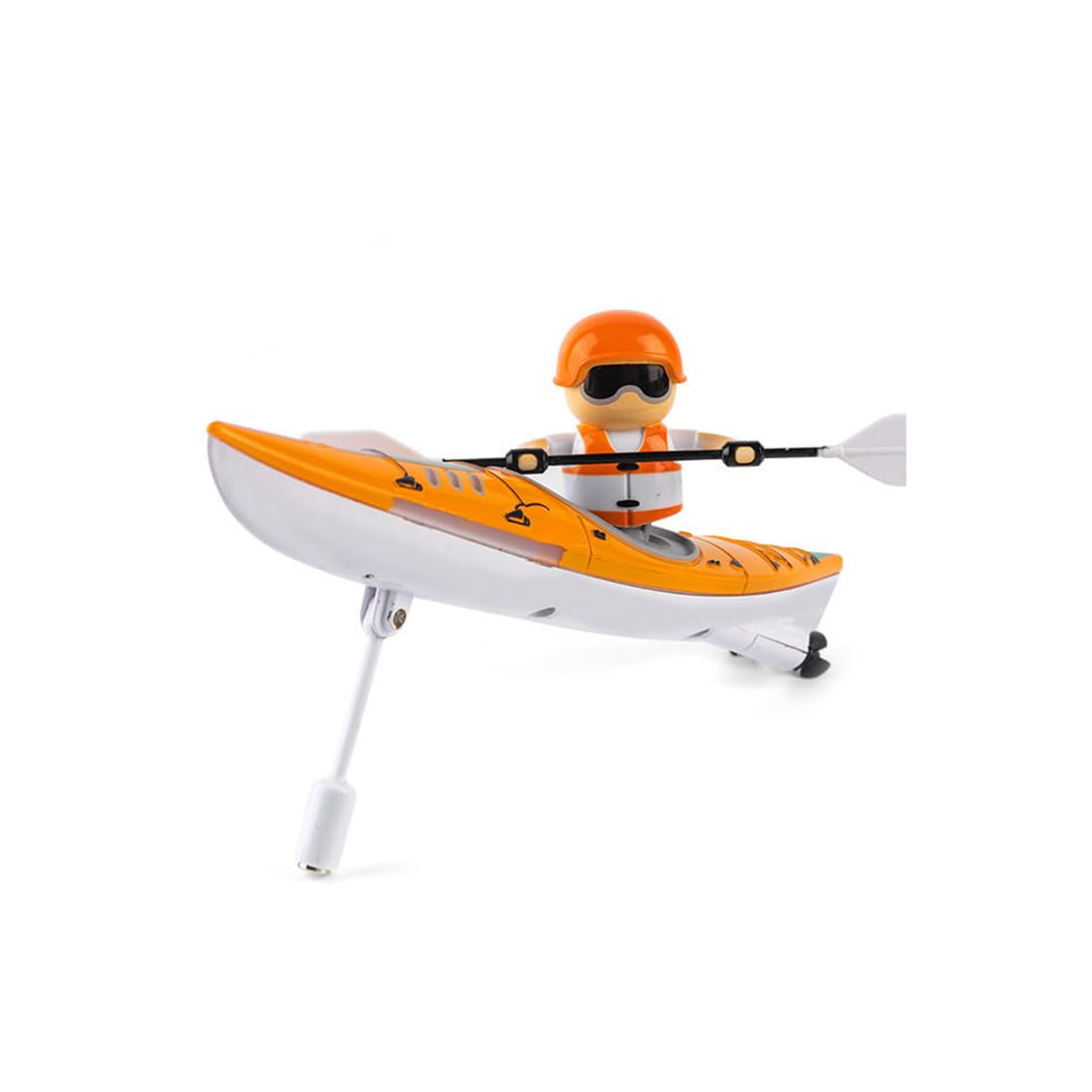 PizazzToy RC Kayak Boat, Unique Anti-Capsize Design Long Battery Life Remote Control Boat for Lake and Pool (RTR)