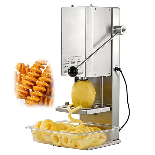 Máquina Eléctrica para Papas a la Francesa, Cortadora de Papas en Espiral