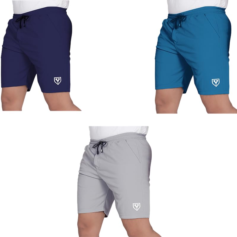 septem Men's Lycra Blend Shorts with Stylish Design Comfortable and Versatile Active Sports Wear Combo Pack-picture-31