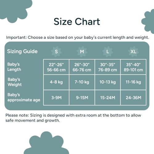 Image of NINTARABABY 1.5 TOG Sleep Sack - Organic Cotton | Soft, Breathable, Winter Swaddle, Wearable Blanket for Newborns (3-9 Months), Unisex Sleeping Bag, Gifts for Babies