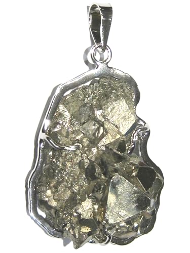 Pendentif pyrite argent 925 le cadeau d'anniversaire idéal unique - 2