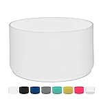 Flaskars Protective Silicone Boot for 12oz - 40 oz Hydroflask Water Bottles Anti-Slip Bottom Stanley Sleeve Cover Bumper (White, Fits Hydroflask 32 and 40 OZ)