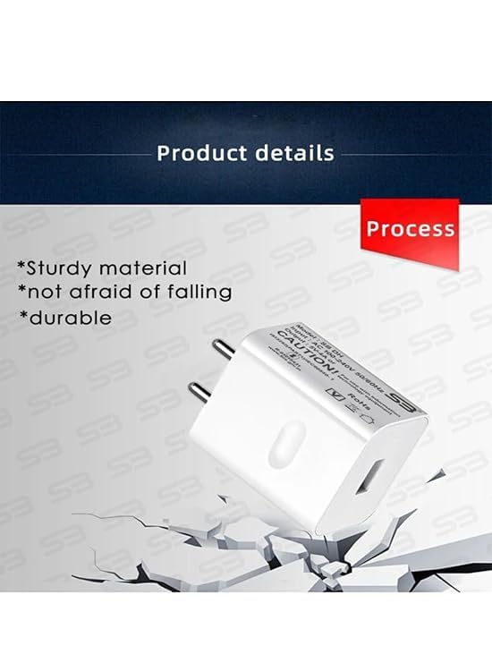Original 80W Super Vooc Charger for Realme 12 pro plus/11 pro plus/11/10/9 Pro/Narzo 60 Pro/60/50/50 pro/30 (Adapter+ Cable)(SPP219) - Image 2