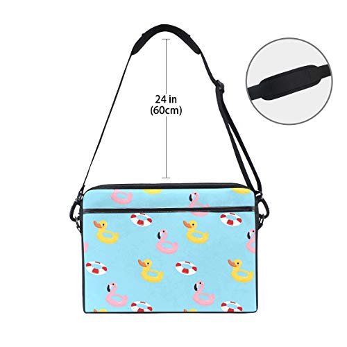 Sac ordinateur 14-15,4 pouces flamant rose chic