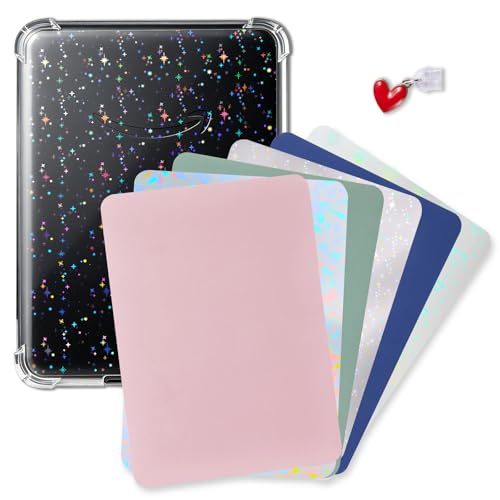 CoBak Clear Case for All-New 7" E-Readers - with 6 Pcs Inserts Cardstock Paper, 1 Pcs Dust Plug, not Compatible with Kobo Clara