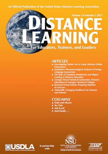 Distance Learning Vol 14 Issue 2 (Distance Learning Journal)