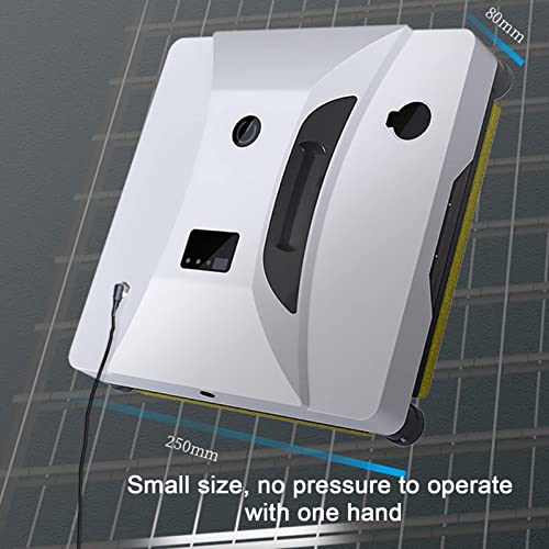 Robotic Window Cleaner with 40ml Tank, Electric Window Cleaning Robot, Auto Water Spray, Voice Output, Remote Control, for Glass, Tile, Mirrors - Image 7