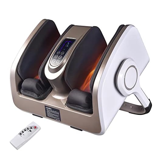 AW 3in1 Electric Shiatsu Foot Massager Machine Roller Calf Leg Arm Ankle with Heat Therapy Vibration Blood Circulation Remote