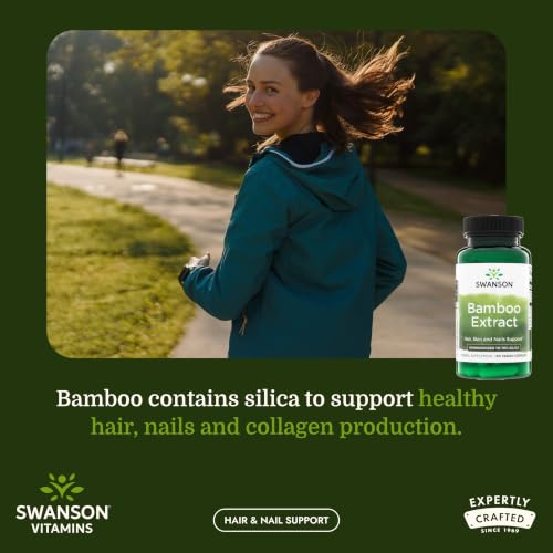 Swanson Bamboo Extract Silica Capsules