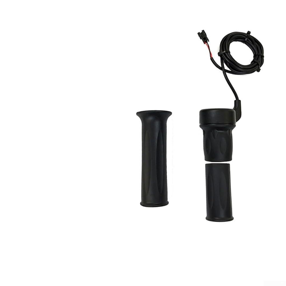 Drivstraw Electric For Bicycle Right Half Twisting Throttle for 22.2mm Handlebar| Wuxing 20X E-For Bike Scooter Accelerator with 3 Pin SM Connector| 180cm Cable Length| Black