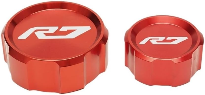 Guard Brake Fluid Reservoir for YZF R7 YZF-R7 YZFR7 2021 2022 Accessories Motorcycle Front & Rear Brake Fluid Reservoir Cap Cylinder Cover Aluminum