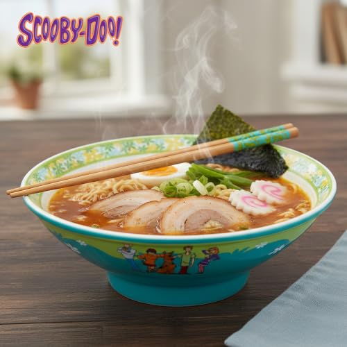 Silver Buffalo Scooby-Doo, Ramen Bowl with Chopsticks, 30oz by Silver Buffalo - Used condition - Image 4