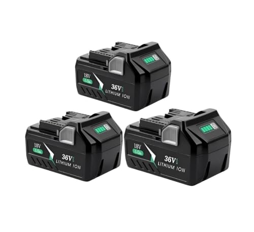 6.0Ah �Ή�Metabo 18V/36V �o�b�e���[�ABSL36A18 BSL36B18 MultiVolt �c�[���p | 6.0Ah/3.0Ah �f���A���d���A�X�}�[�g BMS�ALED �Q�[�W�A�y�ʃX���C�h�������p, �Ή�Metabo HPT �c�[��