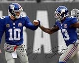 Ikonic Fotohaus Eli Manning Odell Beckham Jr Signed Photo Autograph Print Wall Art Home Decor