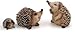 Gemini&Genius Hedgehog Animal Toys for Kids, Jungle Hedgehog Family Animal Toys, Forest Animals Figures Length Size for Kids Play, Cake Toppers, Party Favors, Flowerpot Plant Decors