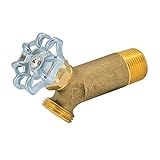 Eastman 60092LF Water Heater Drain Valve, 3/4 inch MIP x 3/4 inch MHT, Brass
