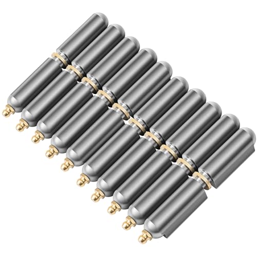 Zonon 10 Pcs 4 Inch BBQ Smoker Bullet Weld on Bullet Hinge Carbon Steel Weldable Barrel Hinges Heavy Duty for Swing Door Trailer Ramp