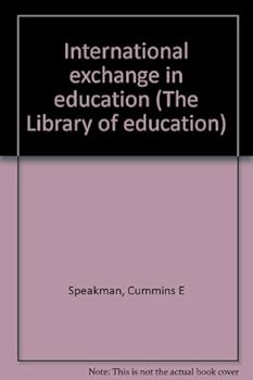 Hardcover International exchange in education (The Library of education) Book