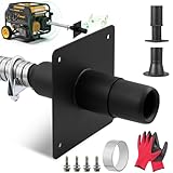 Hocamel Generator Exhaust Extension Silencer Kit,with Two Universal Adapters Compatible Most Portable Generators wiht ALL-IN-ONE KIT, Reduces Noise by 60%,Compatible with All Portable Generators