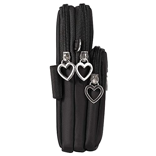 Cellphone Purse Wallet Cross Over Body Bag Shoulder Pouch Wristlet Armband For Samsung Galaxy S23 Ultra S22 S21 S20 Fe A03 A33 A04 A14 A53 Iphone 14 13 12 11 Pro Max Xr Google Pixel 7 6 Pro (Black) #TOP5