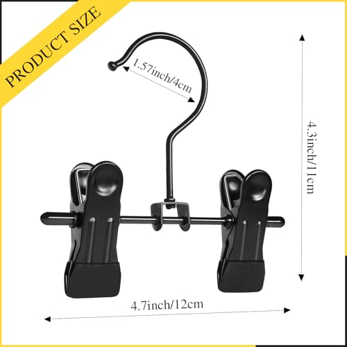 JOINSI 20 Pack Boot Hangers Closet Hanging Clips Laundry Hooks for Hats, Pants, Towel, Socks, Handbags, Bags, Underwear by JOINSI - Image 5