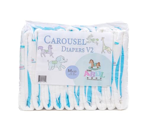 The ABDL Shop - Carousel Adult Diapers (Medium)