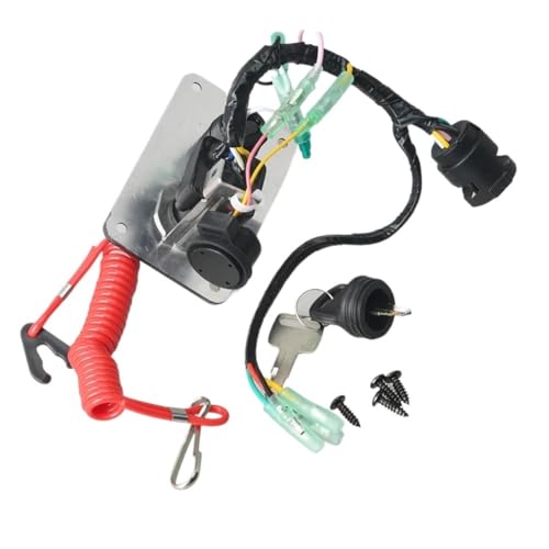 Panneau de commutateur à clé de moteur hors-bord pour système Yamaha 704-82570-08