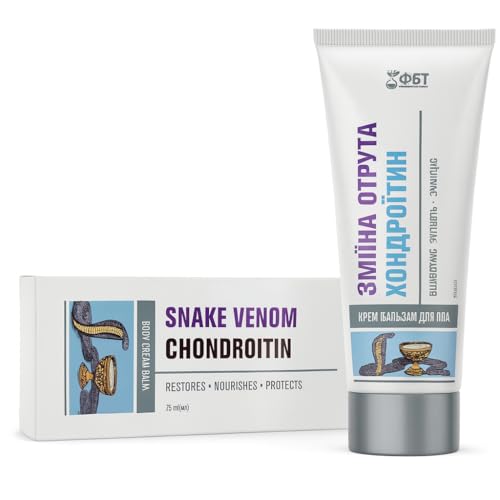Schlangengift Chondroitin Körperbalsam Gelenkcreme zur Unterstützung bei Arthrose Rheuma & Muskelverspannung mit Niacinamid Magnesium Chondroitin & Peptiden 75 ml