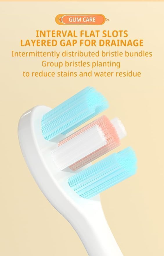 COOKVITA Brush Toddler Manual Toothbrush Comfortable To Use Deep Cleaning Dense Bristle Animal Design Funny Children Toothbrush For Home (2 pcs) 1