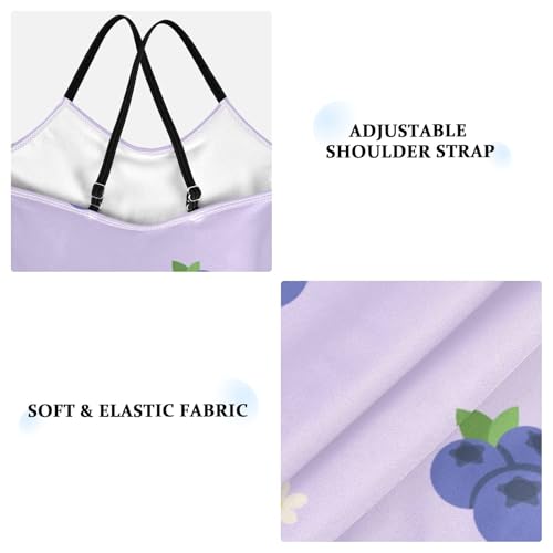 susiyo Girls One Piece Swimsuits Blueberry Bathing Suit Quick Dry Beach Swimwear for Toddler Girl 3-10T3