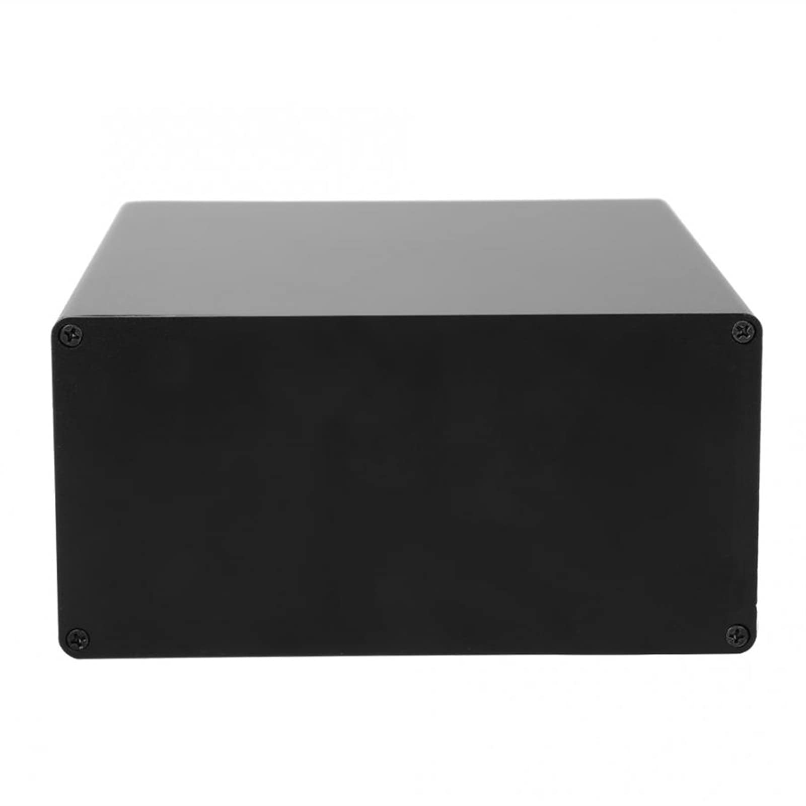 JINchao-scatola di giunzione Cassa del progetto elettronico fai-da-te, custodia in alluminio, scatola di dissipazione dello strumento scatola di giunzione, 80x160x170mm, nero opaco dispositivo di prot