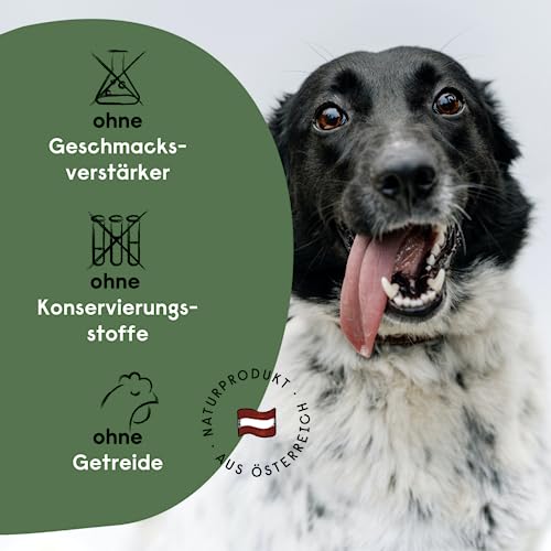 SOS Ultra Wild, enthalten Rotwildfleisch und Kräuterpulver - Snack für Hunde, getreidefrei, bei Unruhe, gegen Stress, unterstützt die Verdauung und Gelenke, 6 x 17g