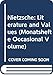 Nietzsche: Literature and Values (Monatshefte Occasional Volume)