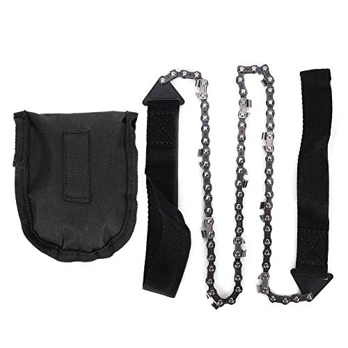 Ausla Tronçonneuse à Main Portable et Robuste, Vitesse de Rapide, Poignée Confortable, Utilisation Polyvalente, Outil à Main de Poche pour le Camping, la Randonnée, l'élagage, la