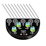 Ink Mixer Electric Ink Mixer Tattoo 5-Speed Adjustable Power Mixing Comes with 100 Mixing Sticks Nine Simultaneous Mixing Operations are Possible Color Makeup Ink Pigment Electric Agitator Machine
