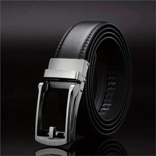 Men Belt Leather Belt Metal Alloy Automatic Buckle Waist Belts For Men Strap Male For Business2