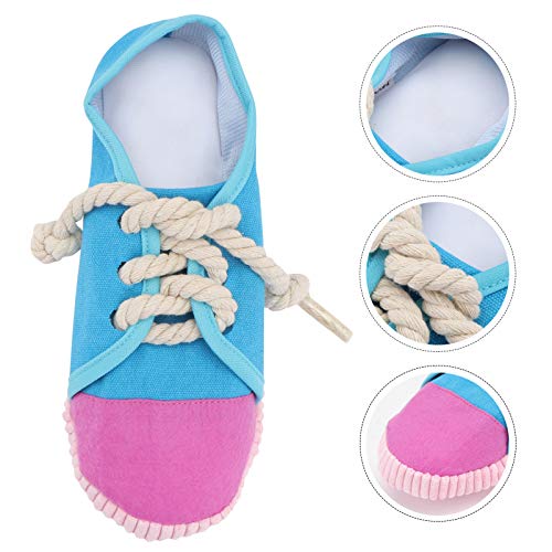 ULTECHNOVO Chinelos de Cachorro Brinquedo Mini Tênis Sapatos Brinquedo para Filhote de Cachorro Pequ