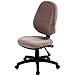 Comif- Hautfreundlicher Lounge-Sessel für den Haushalt, ergonomischer Studentenstuhl, Leinenstoff/atmungsaktive Wärmeableitung, 300 kg Tragfähigkeit (braun)