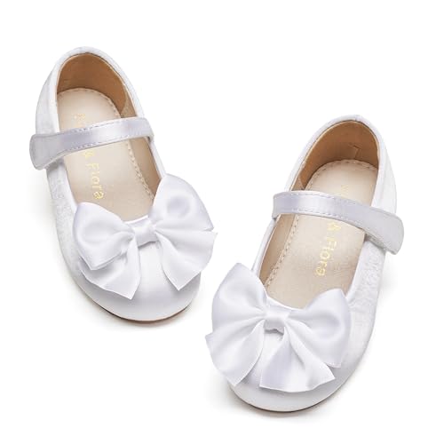 Image of Felix & Flora Toddler Flower Girl Dress Shoes Girl Ballet Flats Party School Shoes Wedding