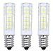 MZMing [3 Piezas] E14 Bombilla LED 7W Equivalente 50W Bombilla Halógena Blanco Frío 6000K LED 680 Lúmen Bulbos de Campana Extractora AC220-240V No Regulable 75 SMD2835 Luz de Máquina de Coser SES