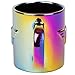 Wonder Woman Ceramic Coffee Mug - Iridescent Metallic Electroplate Finish with Wonder Woman Logo - 11 oz