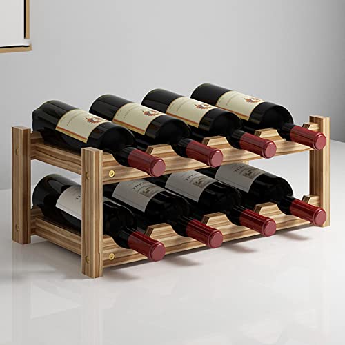 Soporte de madera para vino de 2/3/4 niveles miniatura 3