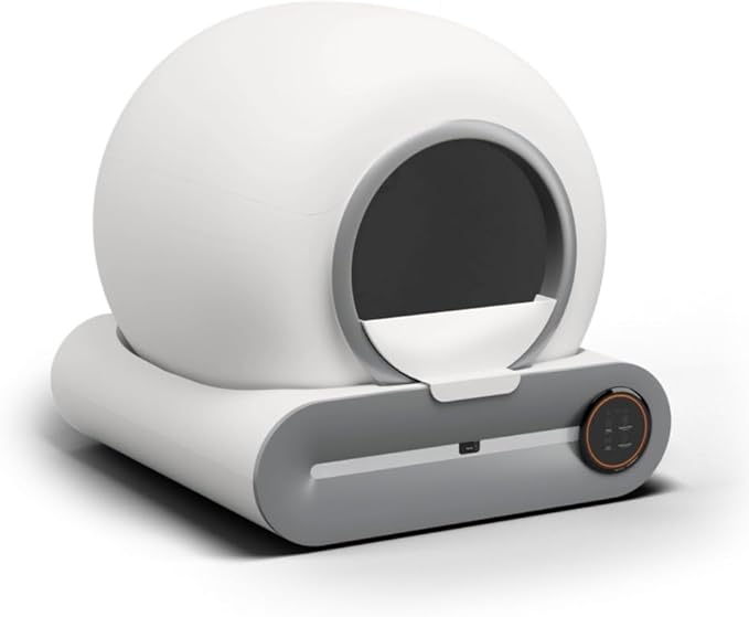 Banheiro Automático T-Pro Chalesco para Gatos – Sistema Inteligente de Higiene com Lavagem Automática e Controle de Odores