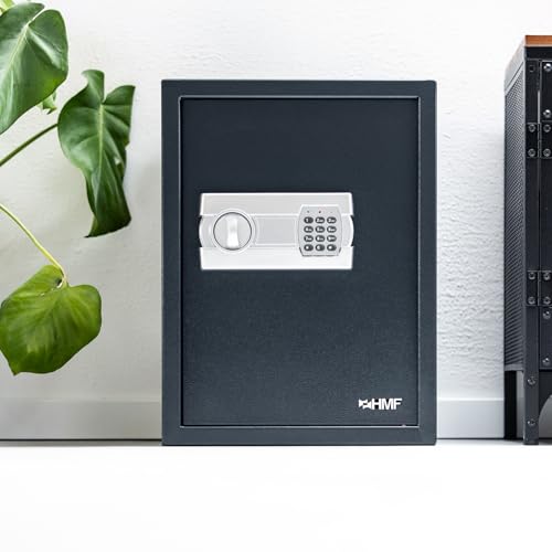 Foto von HMF 4612512 Safe Tresor mit Zahlenschloss, Möbeltresor | 50 x 35 x 31 cm