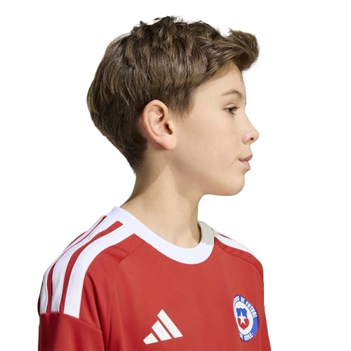 adidas Unisex-Kids Chile 2026 Fan Jersey, Red, Small by adidas - Image 4