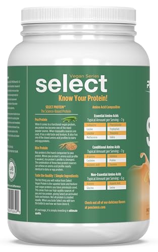 Select Protein Vegan PEScience poudre de protéine végétale goût beurre d'arachide