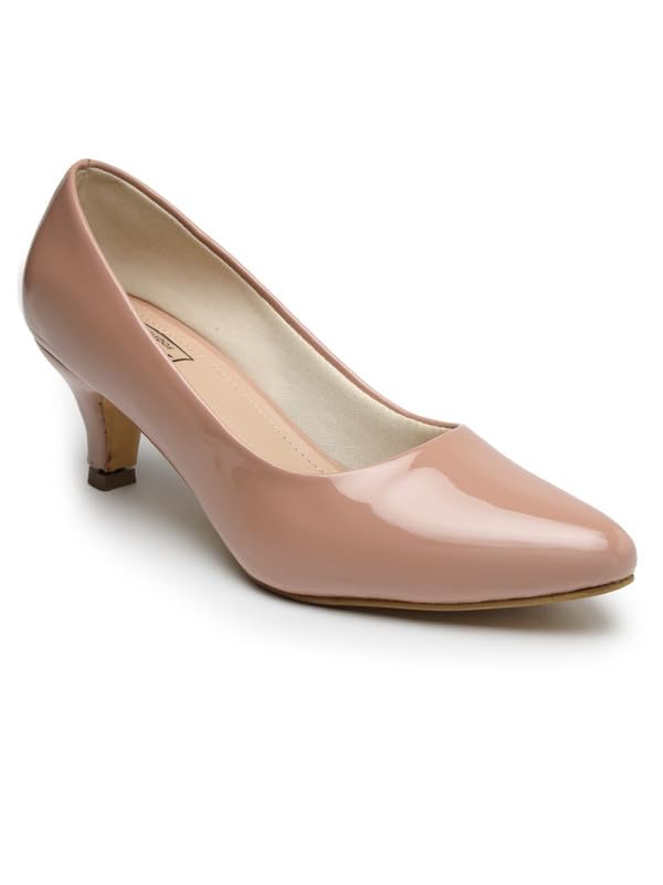 NATSHUZ Casual and Formal Comfortable Slip-on Point Heel Bellies for Womens and Girls for Fashion | Wedding | Party & Style (Peach) (B0CQM6KLB4) Amazon Price History, Amazon Price Tracker