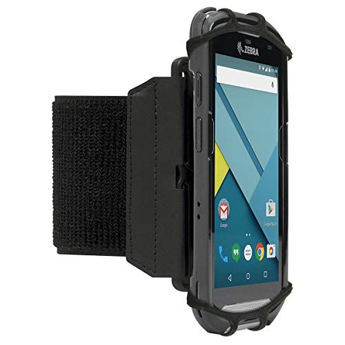MOBILIS Uniwersalny Mankiet na Nadgarstek i Ramię 5-7" do Terminala Wejściowego i Smartfona, Regulowany, Obracany o 360°, kompatybilny z Zebra, Honeywell, Unitech, Crosscall, Samsung XCover, iPhone