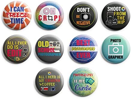 Creanoso I am a Photographer Wearable DIY Custom Design Art (10-Pack) image 5