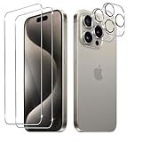 LiiLaa Matt Entspiegelte Schutzfolie für i Phone 17 für Panzerglas, 2+2 Stück Matte Gehärtete Glas Schutz Folie und Kameraschutz, Anti-Fingerabdruck, Blendfrei, Kratzfest, Entspiegelung
